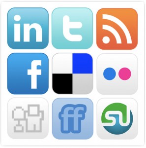 social media sites icons